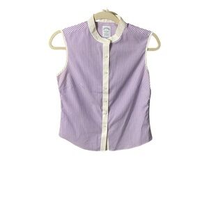 Brooks Brothers Lavender Striped Kids Button Down Shirt